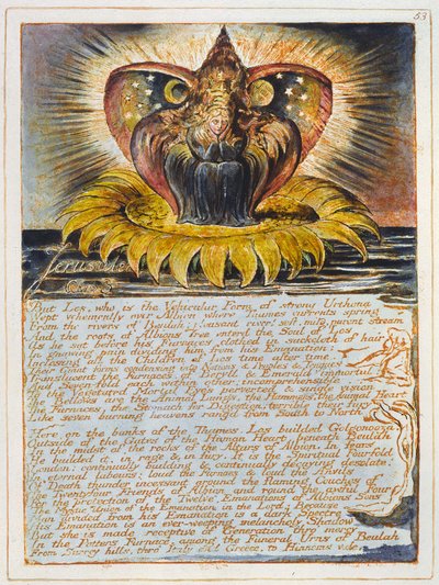 Jerusalem The Emanation of The Giant Albion by William Blake